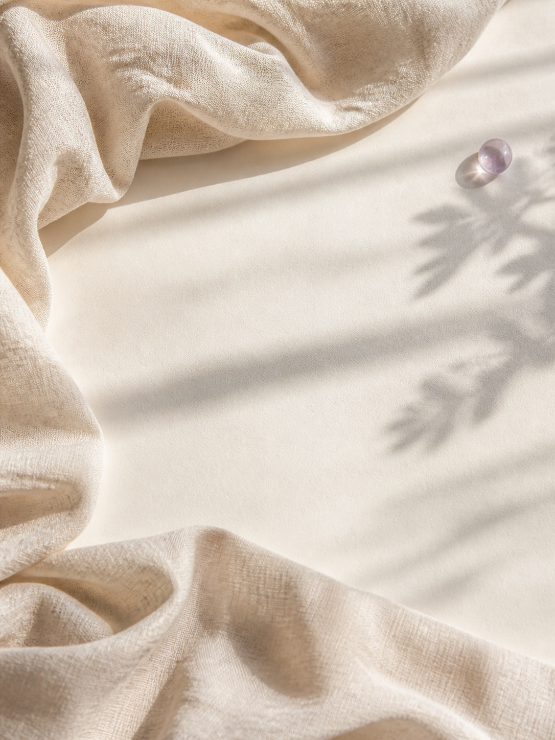 Soft linen and morning shadows