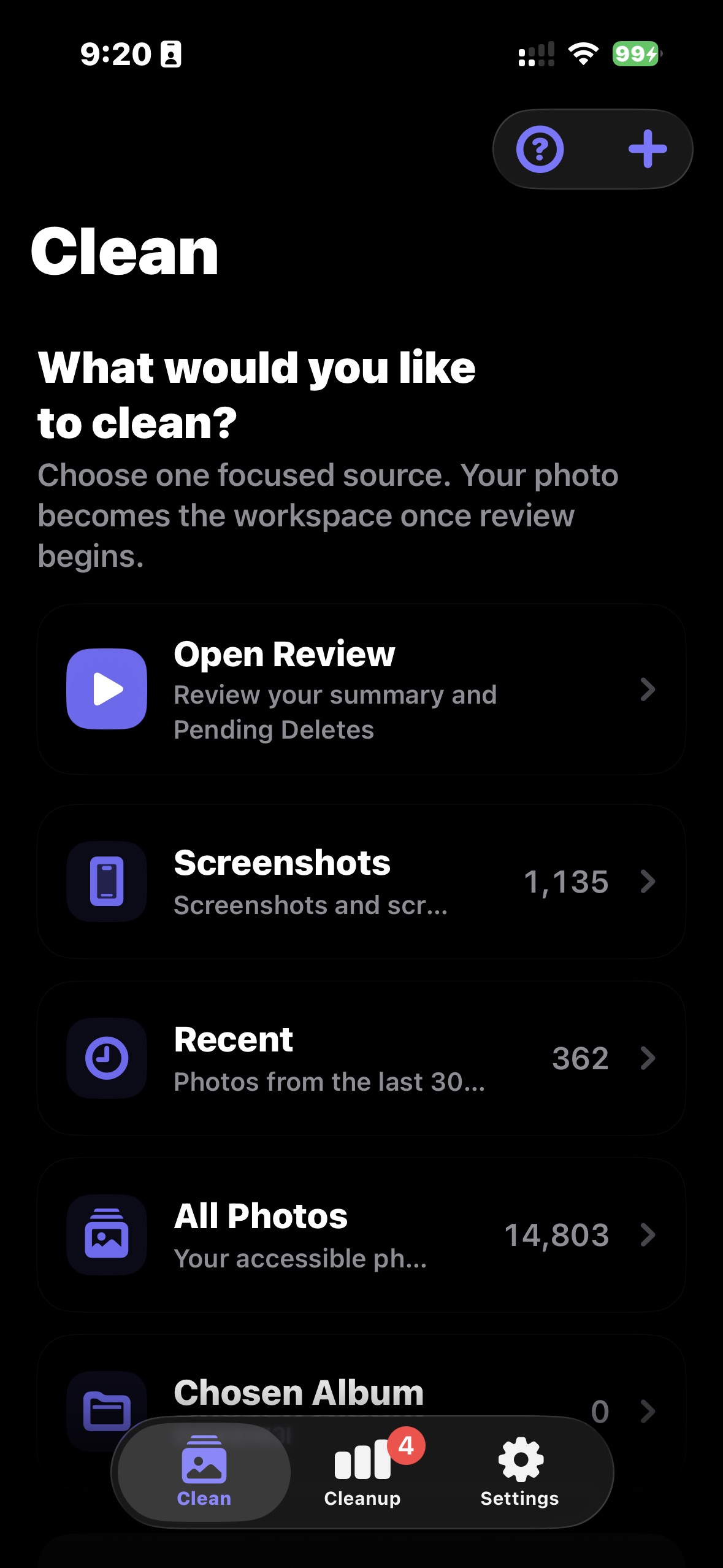 CleanSwype Clean screen on iPhone